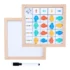 Wooden Magnetic Fish Color Arrow Matching Board