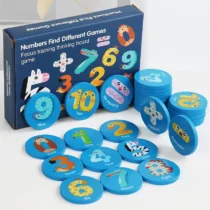 Number Educational Wooden Memory Game