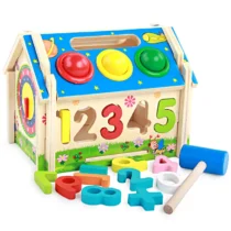 Wooden Multifunctional Montessori Toy House