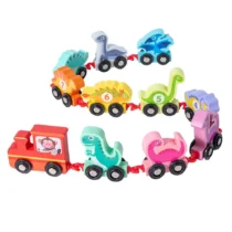 Wooden Dinosaur Train Game Toy