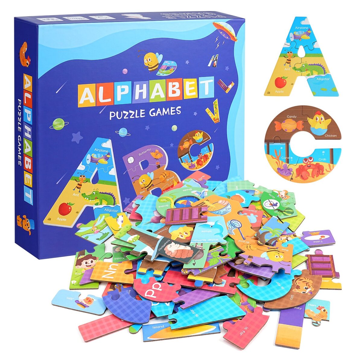 Puzzle Game – Alphabet and Number