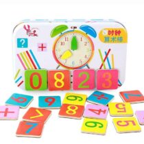 Montessori Box Digital Clock Math Toy