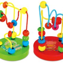 Wooden Animals Mini Bead Maze Coaster Educational Toy